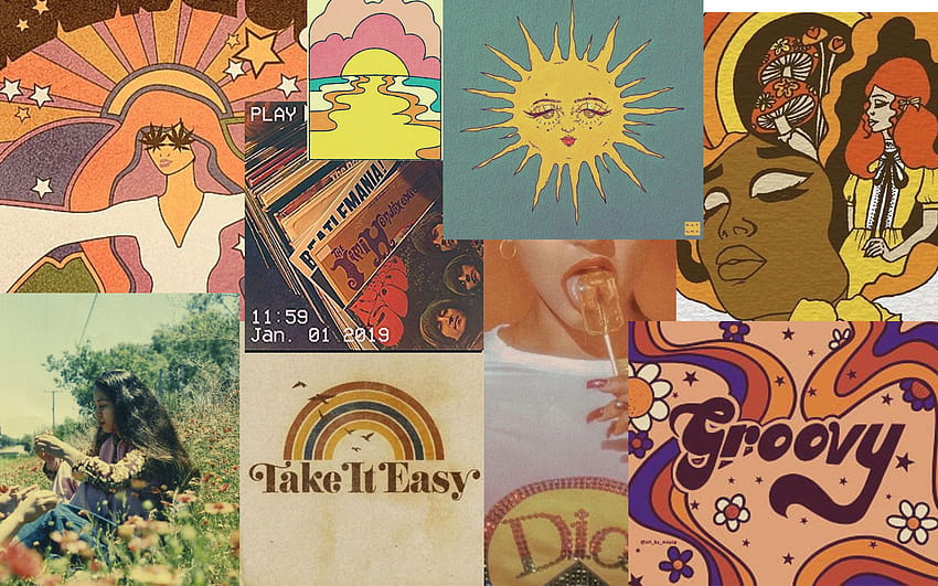 70'ler Hippi, hippi vintage HD duvar kağıdı