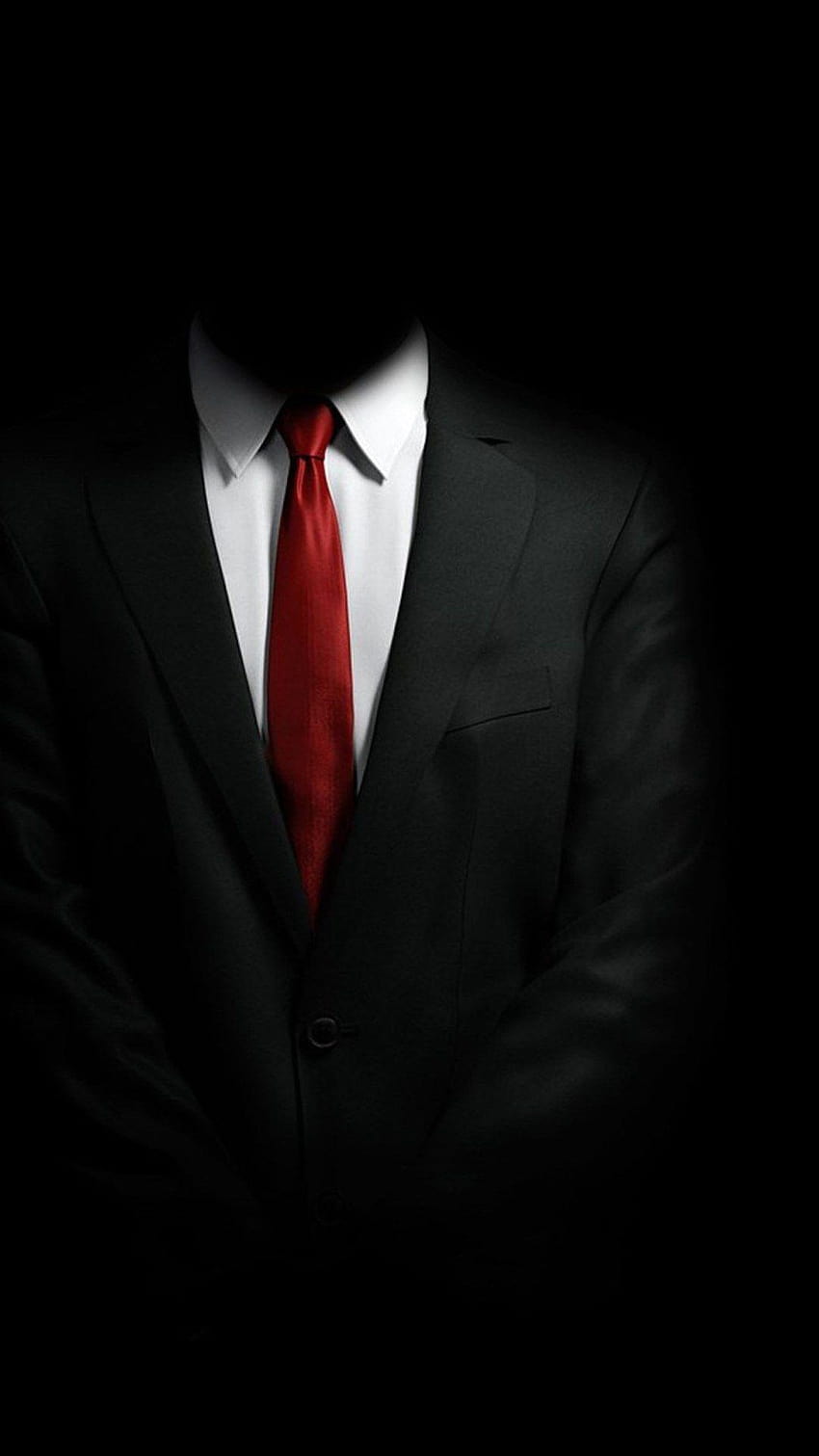 anonymous man suit