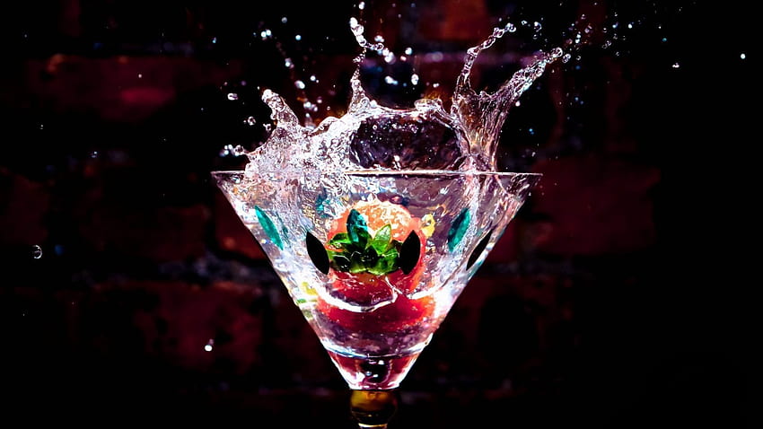 Cocktail Splash 1920& Alta calidad, bebedor fondo de pantalla