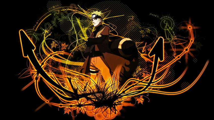 Anime Naruto, lejía bergerak fondo de pantalla