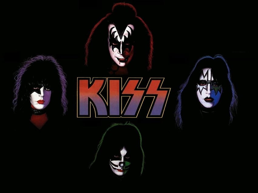 Kiss Band Poster, cium band rock Wallpaper HD