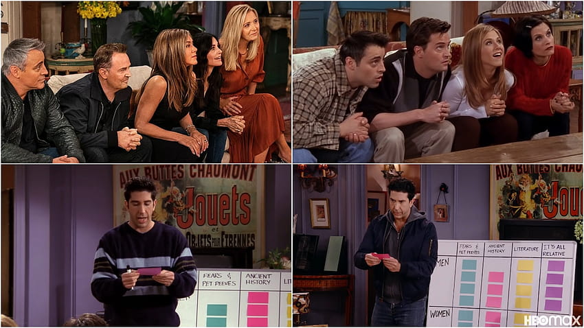 Saiu o trailer de Friends Reunion e estamos procurando caixas de lenços, muitas delas papel de parede HD