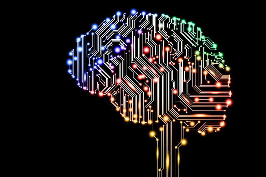 Cyfrowy mózg, uczenie maszynowe Tapeta HD