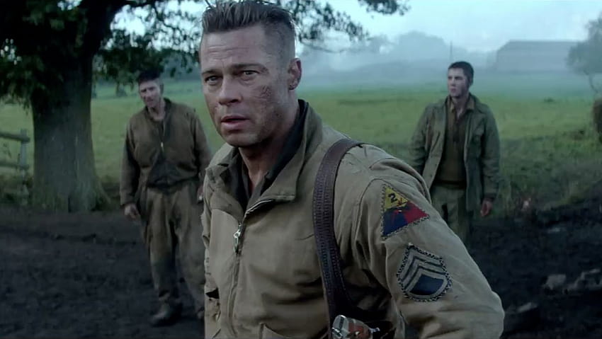 Brad Pitt's World War II Drama 'Fury' Moves Up Fall Release Date, fury movie HD wallpaper
