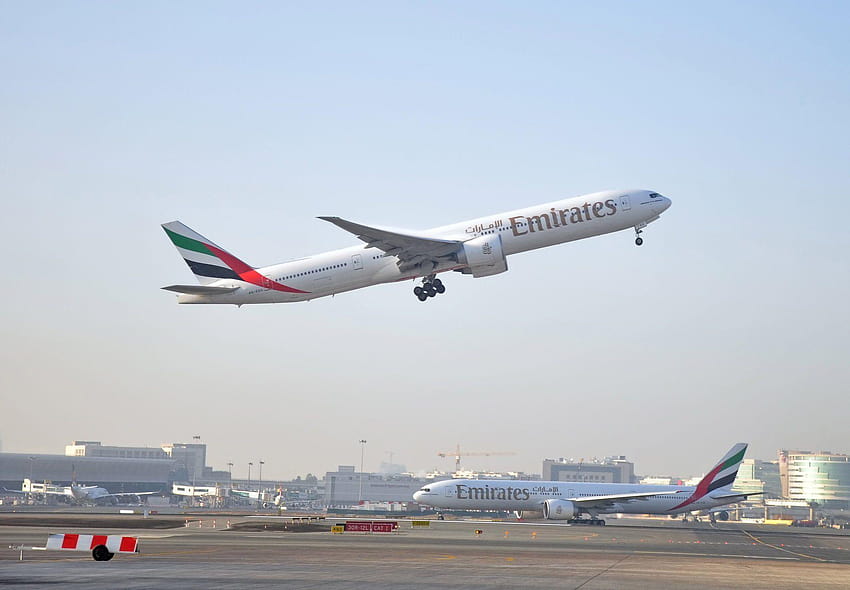 plane passenger airliner boeing boeing 300, emirates airline HD wallpaper