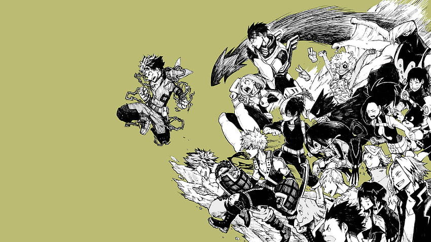 My Hero Academia Dual Monitor posted by John Walker HD wallpaper | Pxfuel