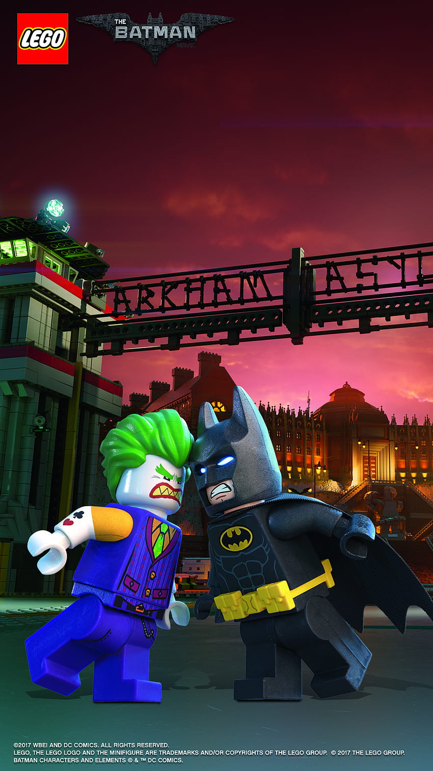 バットマン™ vs. ジョーカー™、レゴ DC スーパーヴィラン HD電話の壁紙