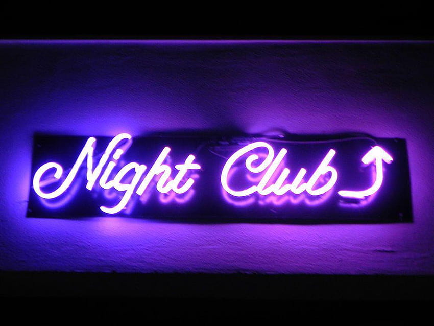 Neon'da Gece Kulübü, gece kulübü HD duvar kağıdı