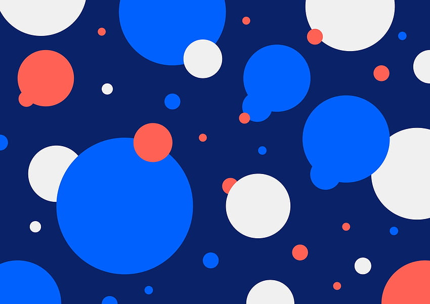 Desenho de composição colorida de círculos geométricos abstratos sobre fundo azul. 2008770 Arte vetorial em Vecteezy, círculos coloridos padrão geométrico papel de parede HD