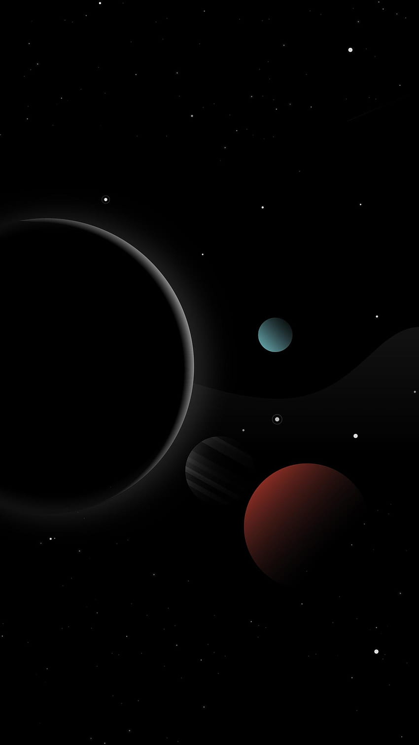 Solar System Planets, iphone x planets HD phone wallpaper