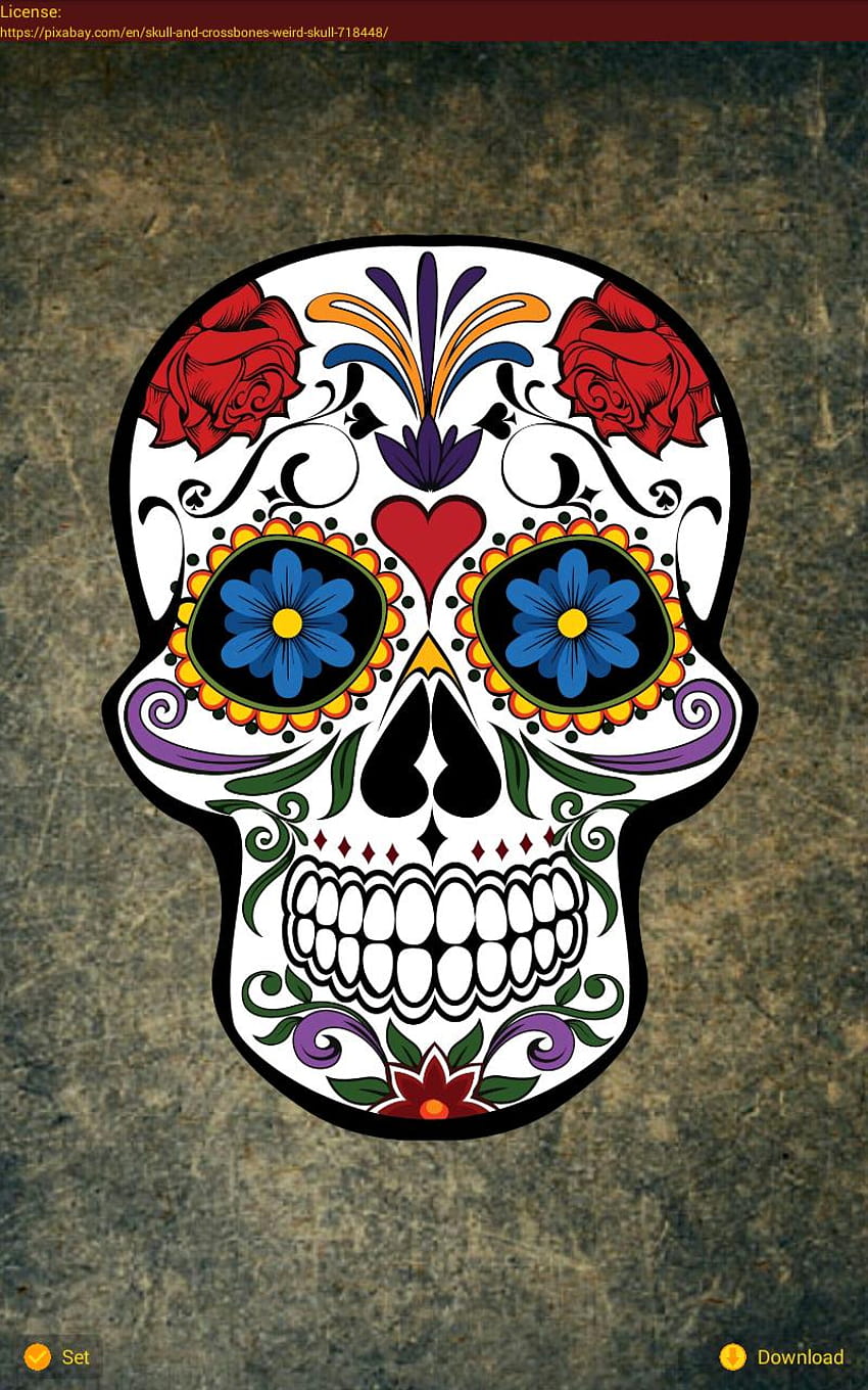 Day of the Dead for Android, dia de los muertos phone HD電話の壁紙