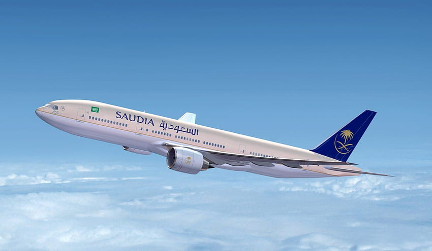 Linie lotnicze Saudi Arabian Airlines wybierają SITA – międzynarodowy samolot do obsługi lotnisk w Arabii Saudyjskiej Tapeta HD