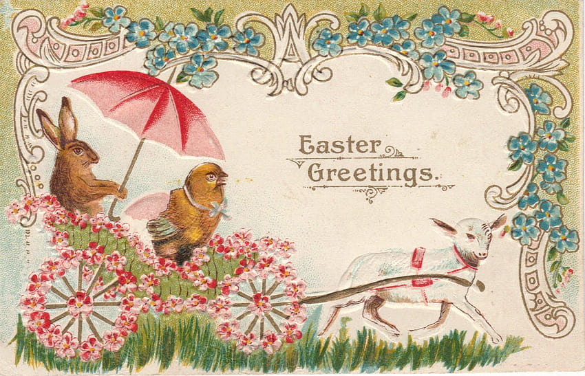 Най-добрите поздравителни картички и пожелания за Великден, великденска картичка HD тапет