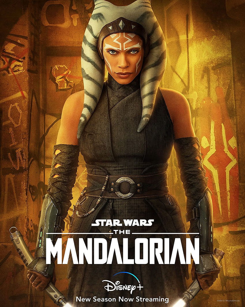 The Mandalorian: Ahsoka Tano Gets Her Own Poster, アソーカ・タノ マンダロリアン ポスター HD電話の壁紙