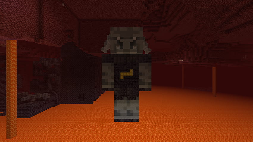 Built a monochrome Piglin to celebrate the upcoming update! : Minecraft HD wallpaper