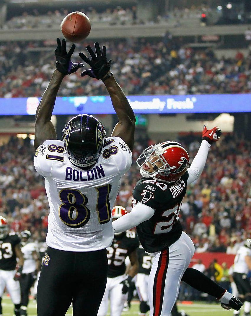 Anquan Boldin en Baltimore Ravens v Atlanta Falcons fondo de pantalla del teléfono