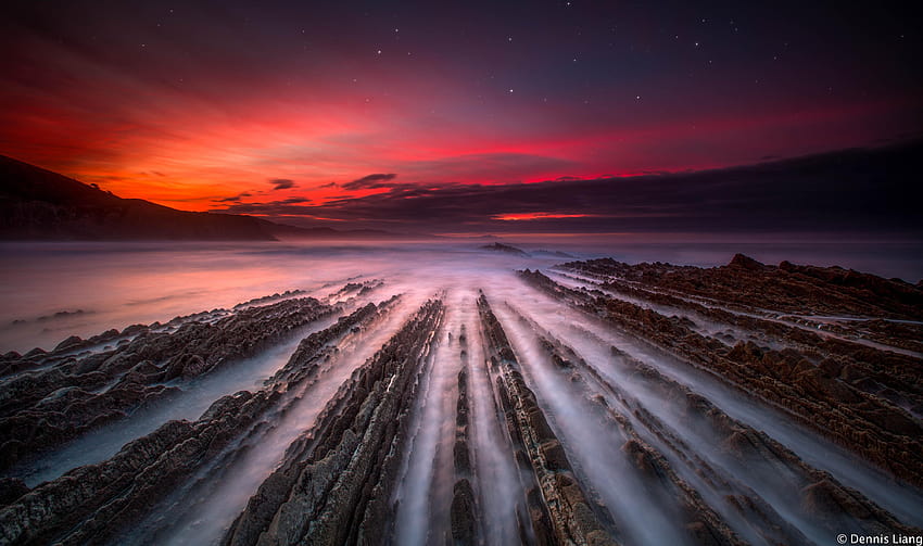 Rock Formation on Coast of Spain , Nature, coastal rock formation HD wallpaper