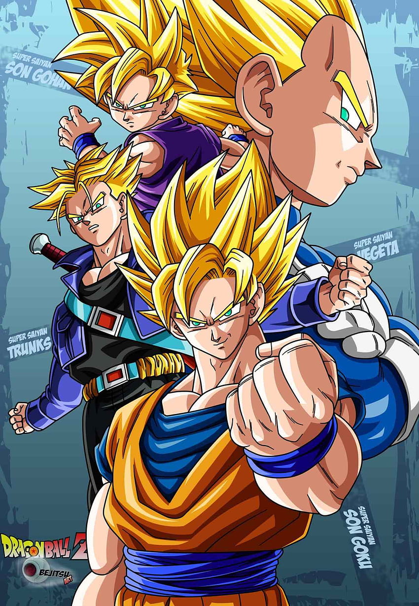Ssj Anime Pinterest Z Goku Vs Majin Buu Z Dragon Ball, trunks super saiyan HD phone wallpaper