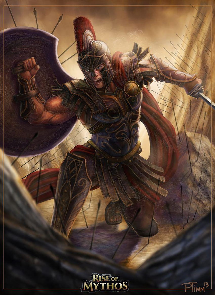 Battleworn achilles smite video game warrior art 1125x2436 wallpaper   Achilles Greek and roman mythology Warrior concept art
