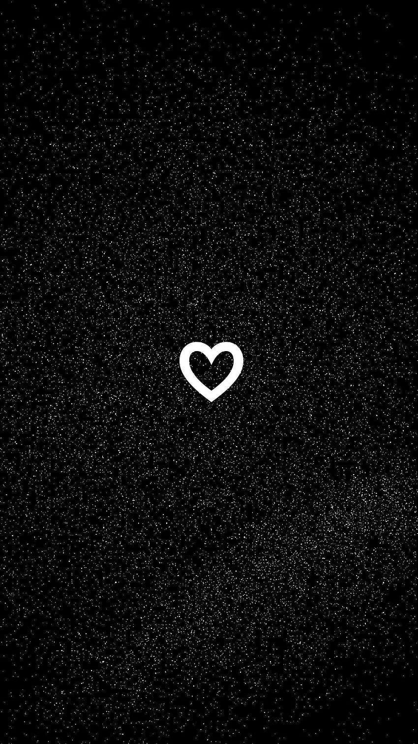 Love Broken Heart Черен фон, тъмно сърце HD тапет за телефон