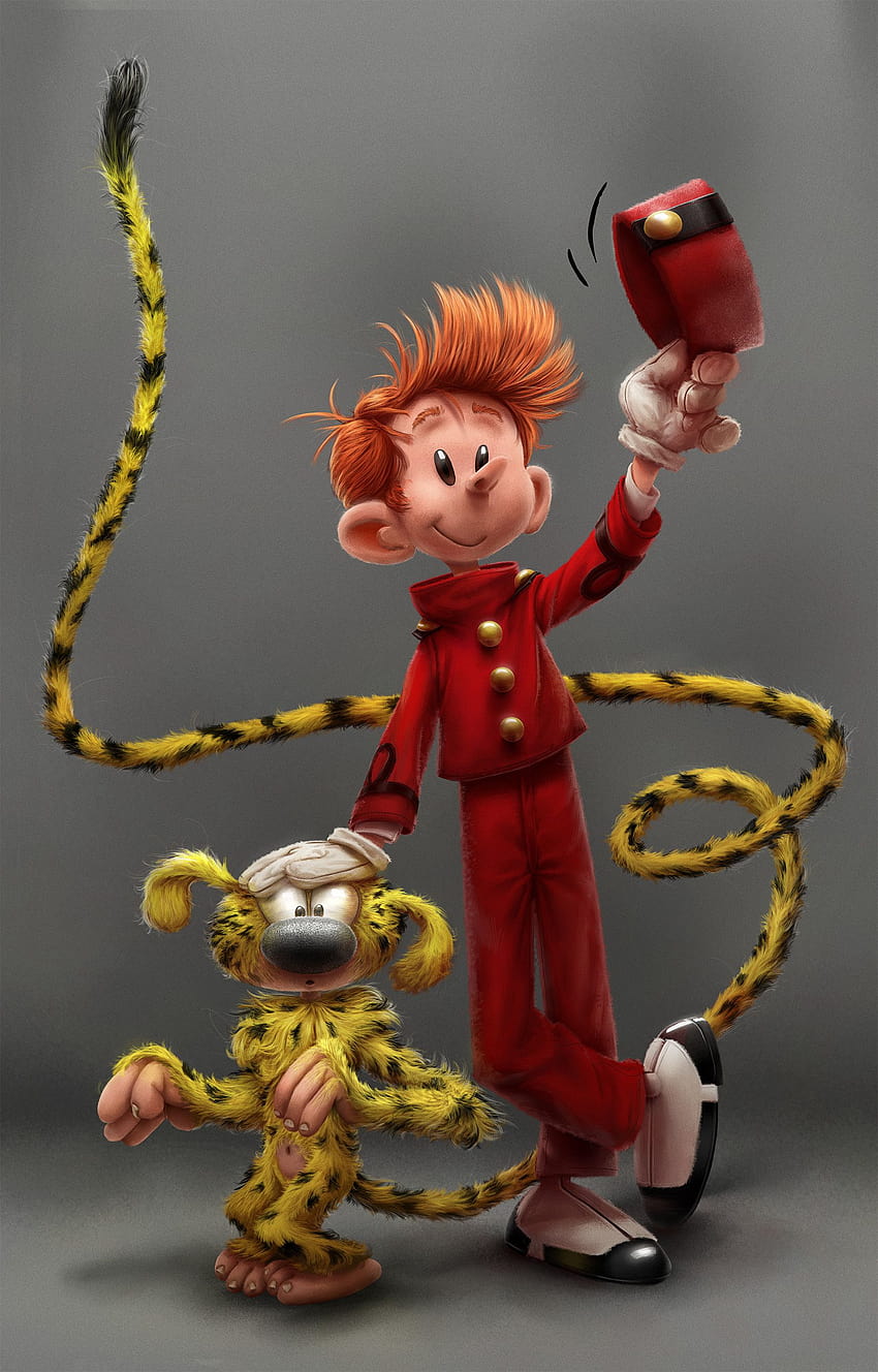 Spirou & Marsupilami de Franquin, Alex Blain Fond d'écran de téléphone HD