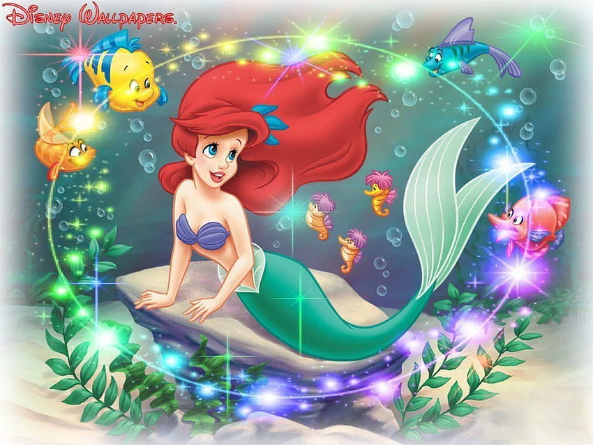 Ariel Disney, mermaid princess HD wallpaper