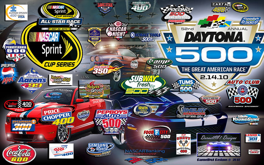 NASCAR е майстор на спонсорството HD тапет