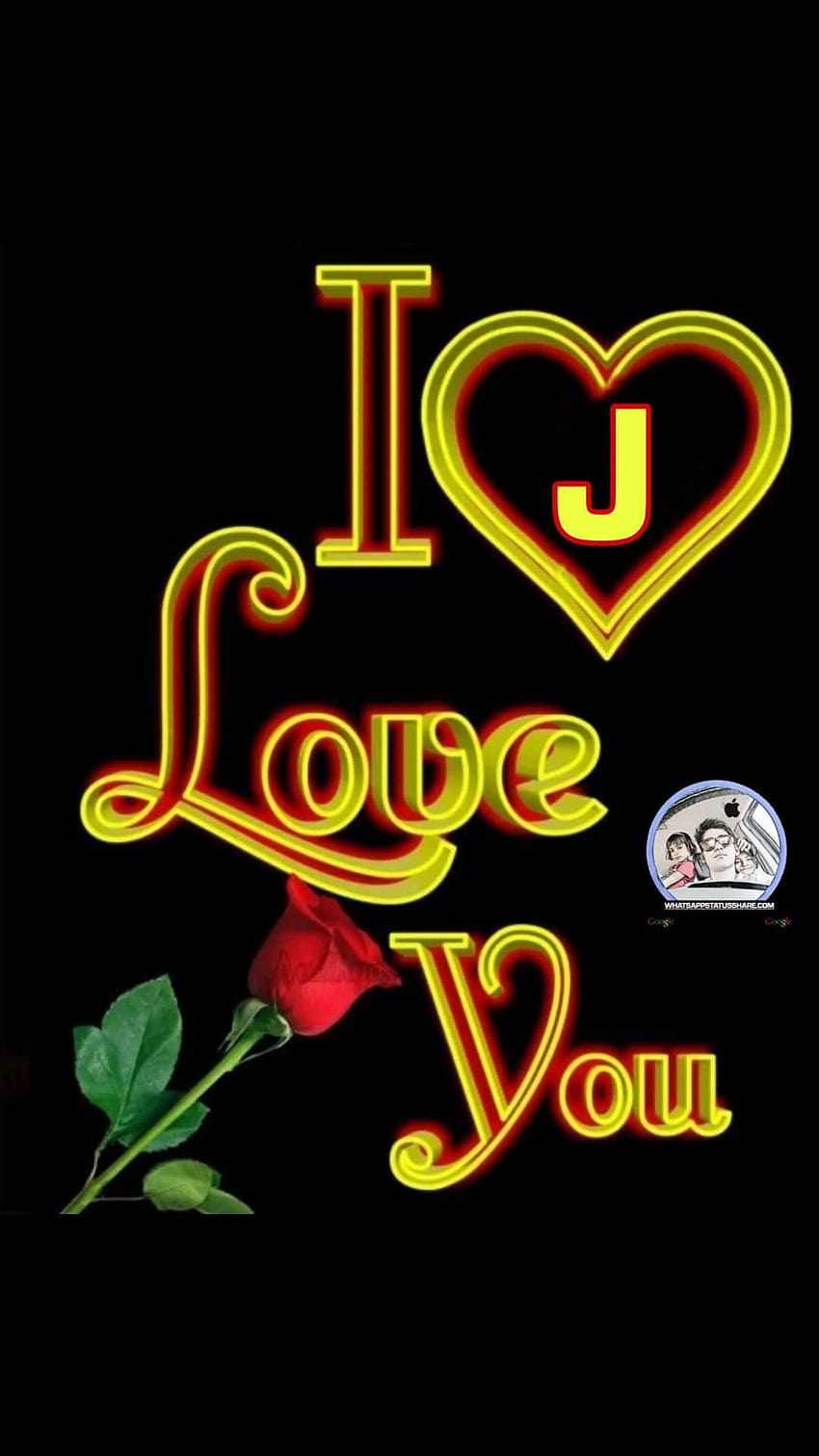 i love you j, i love you all namert HD phone wallpaper