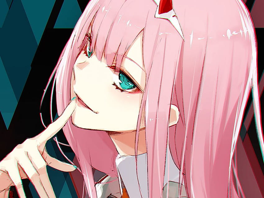 4 Zero Two, aesthetic anime girls pink hair HD wallpaper