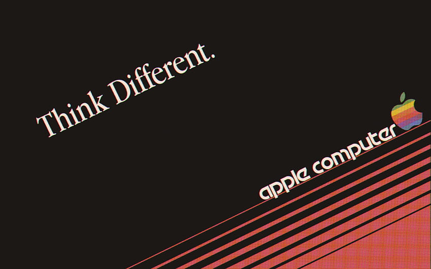 Apple Think Different Print Ads – Kekuatan Iklan, iklan retro Wallpaper HD