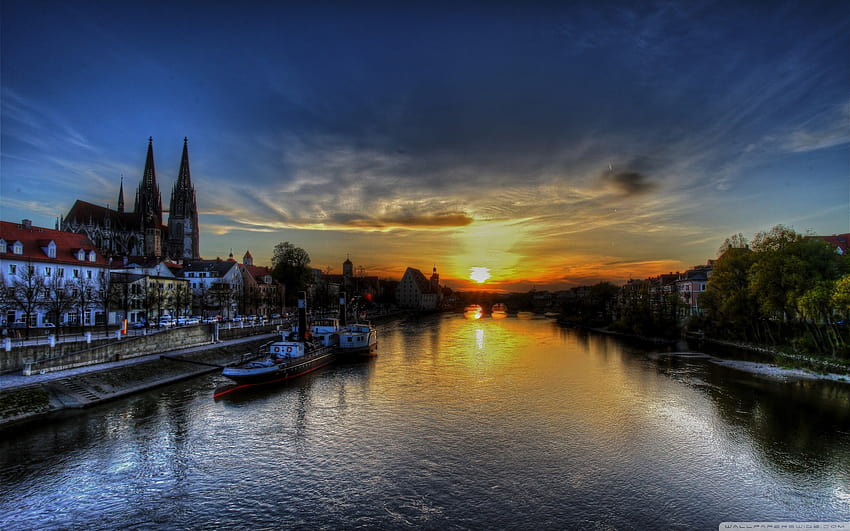 Regensburg Sunset ❤ for Ultra TV HD wallpaper