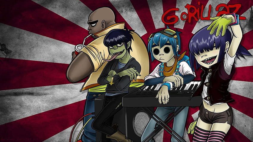 Download free Gorillaz On Abbey Road Wallpaper - MrWallpaper.com