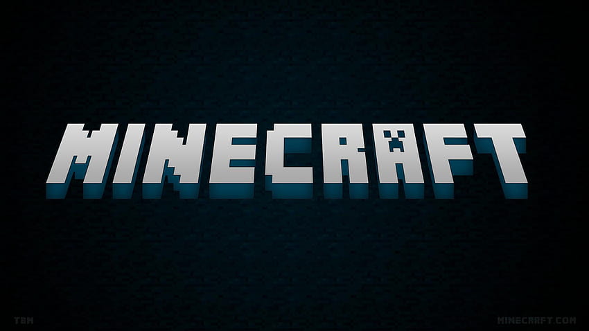 Logo e cookie del gioco Minecraft Sfondo HD