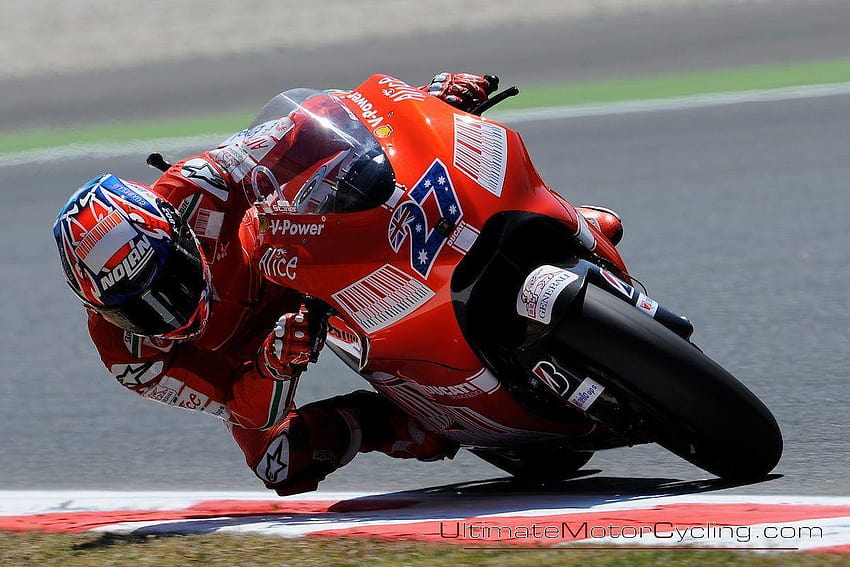 Casey Stoner na Ducati Tapeta HD