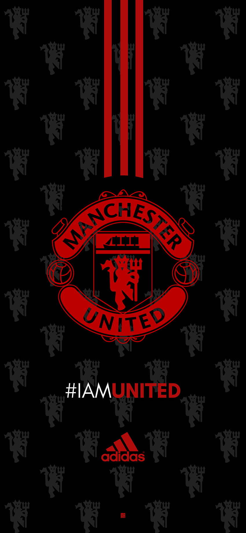 Manchester United Edytuj, logo iphone Manchester United Tapeta na telefon HD