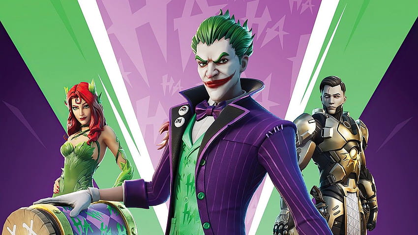 Juegos de DC Comics Fortnite Joker Poison Ivy, fortnite dc fondo de pantalla