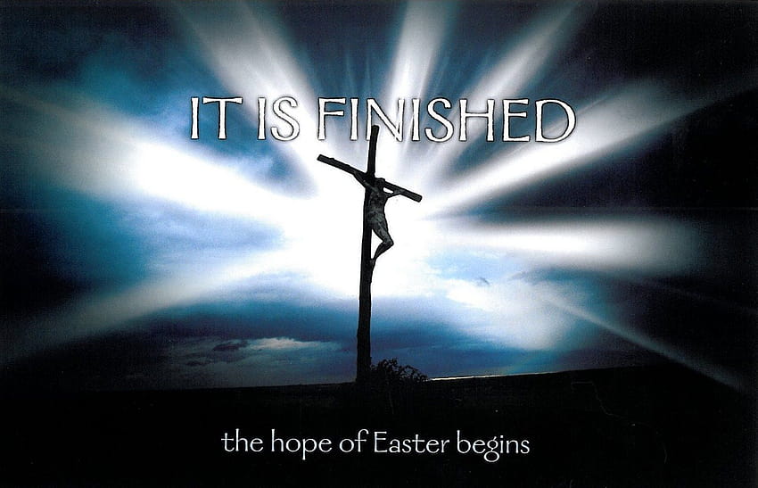 It Is Finished, easter christian 2021 HD wallpaper