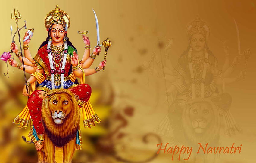 Happy Navratri 2019 Stickers Wallpapers  Images for Whatsapp  Facebook  2019