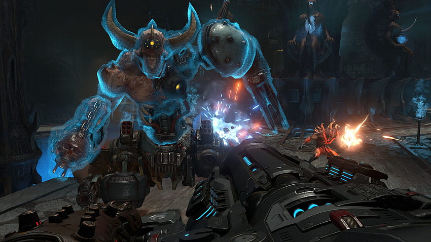 Zwiastun Doom Eternal zapowiada pierwsze rozszerzenie kampanii, The Ancient Gods: Part One, czyli wieczną zagładę starożytnych bogów Tapeta HD