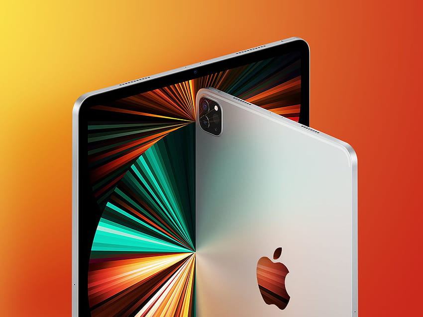 Sıradaki iPad Pro, Kablosuz Şarja İzin Vermek İçin Büyük Cam Apple Logosuna Sahip Olabilir HD duvar kağıdı