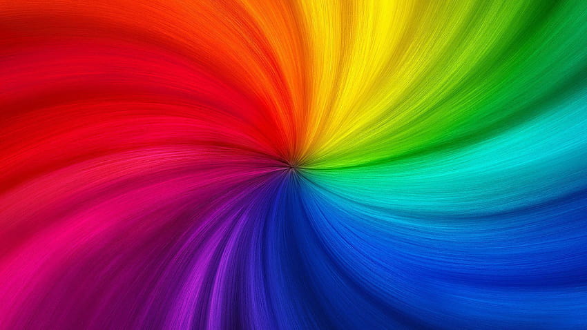 Trolls Rainbow Backgrounds HD тапет