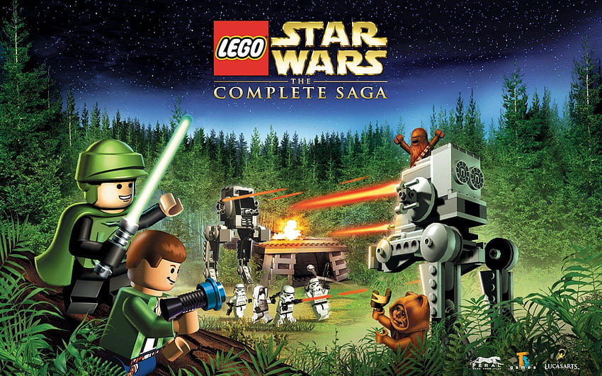 Lego star wars discount the complete saga poster