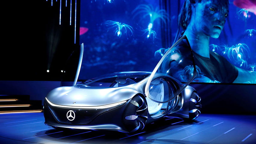 CES 2020: Mercedes, mercedes benz vision avtr 2020 electric car HD wallpaper