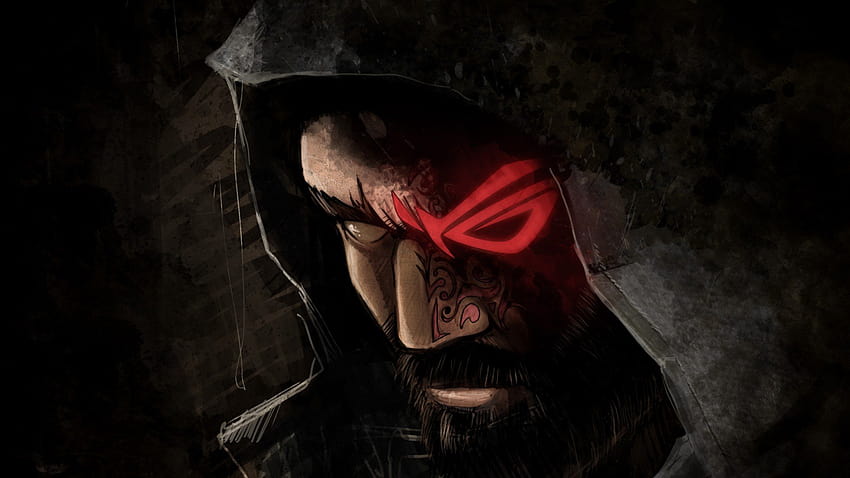 Republic Of Gamers Evil Eye, red evil eye HD wallpaper