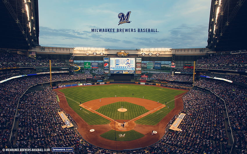 4 Milwaukee Brewers, logo pembuat bir Wallpaper HD