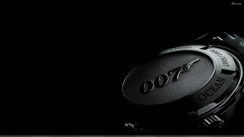 007 Wrist Watch N Black Backgrounds, 007 logo HD wallpaper
