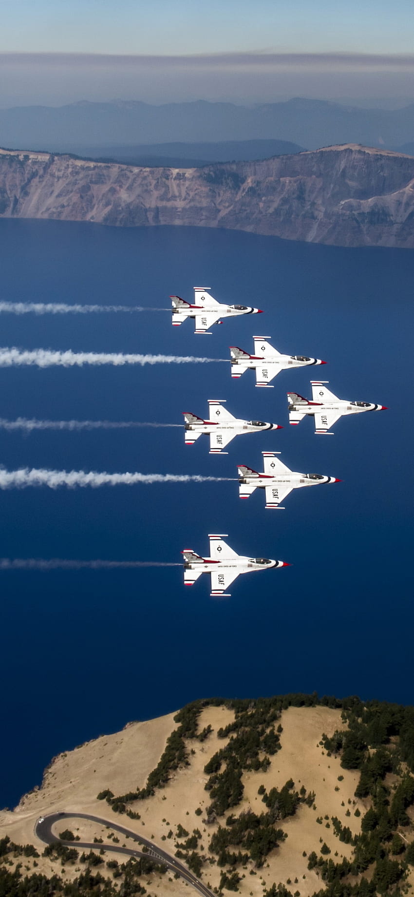 Militare United States Air Force Thunderbirds, aerei militari degli Stati Uniti Sfondo del telefono HD