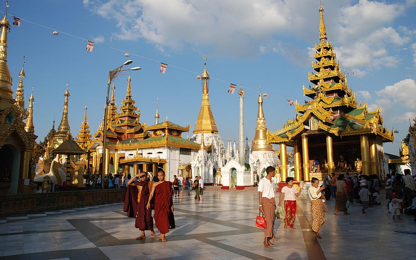 : Shwedagon Pagoda Yangon 2 HD wallpaper