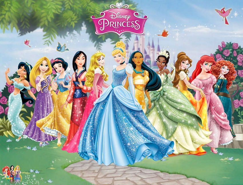 Disney Princess เจ้าหญิงการ์ตูน วอลล์เปเปอร์ HD