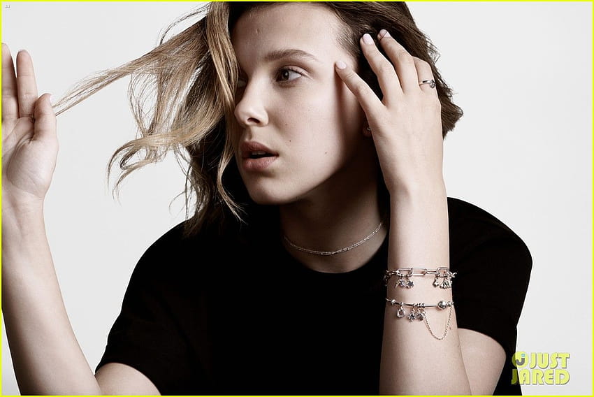 Millie Bobby Brown Models Pandora's New Jewelry HD wallpaper